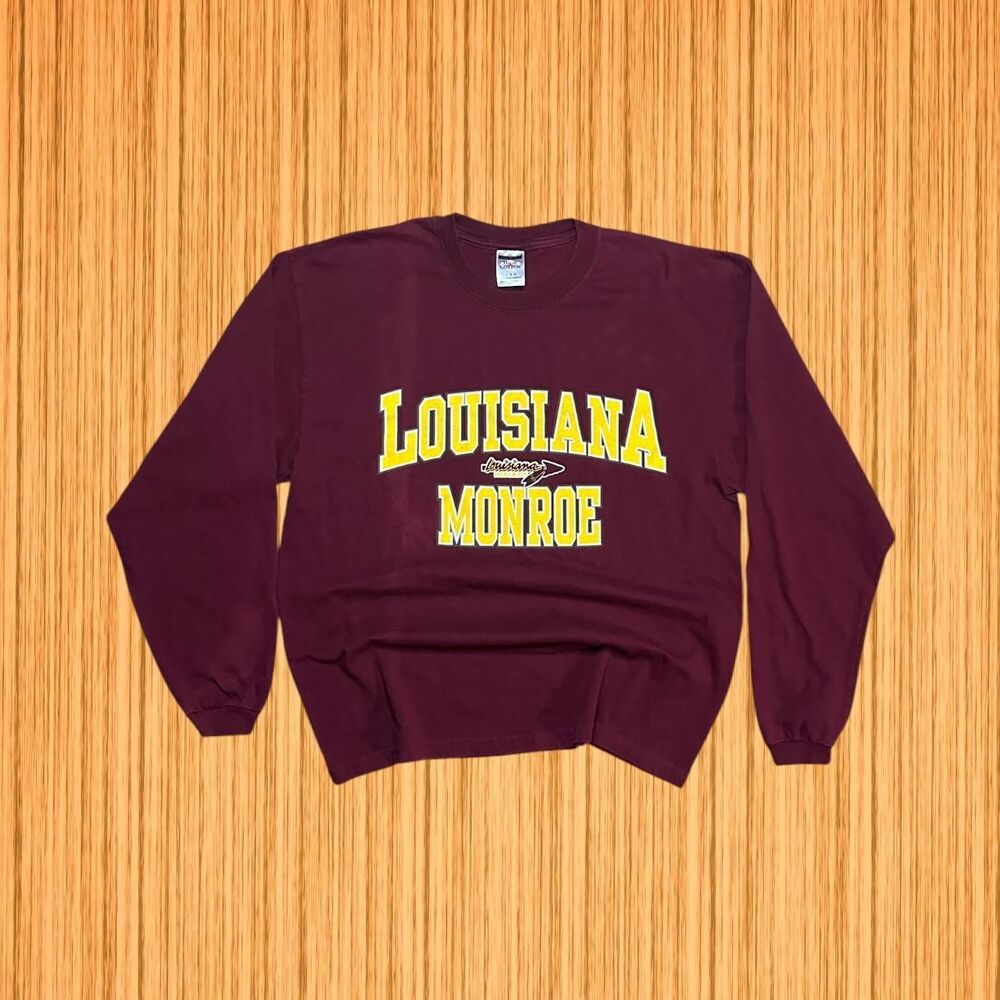 Louisiana Monroe Warhawks Burgundy Long Sleeve College Shirt